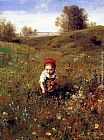 Ludwig Knaus Canvas Paintings - Spring Time